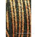 Fashion multi-striped glitter elastic